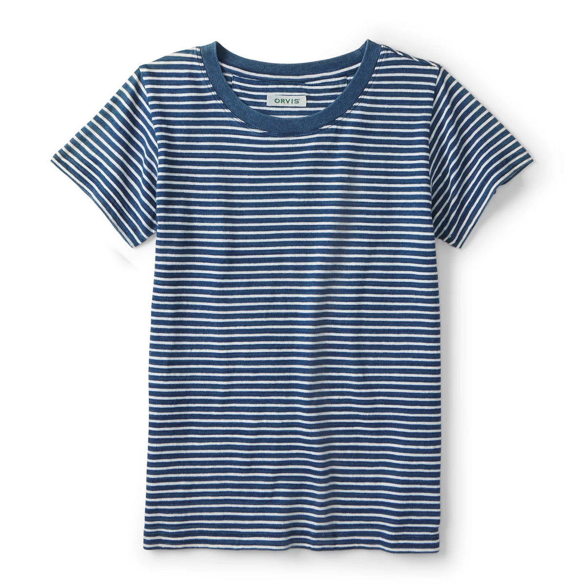 Orvis Women's Indigo Striped Short-Sleeve Tee