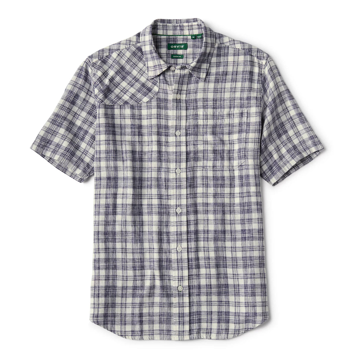 Orvis Space-Dyed Plaid Short-Sleeve Shirt