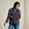 RAISIN/BLUE PLAID