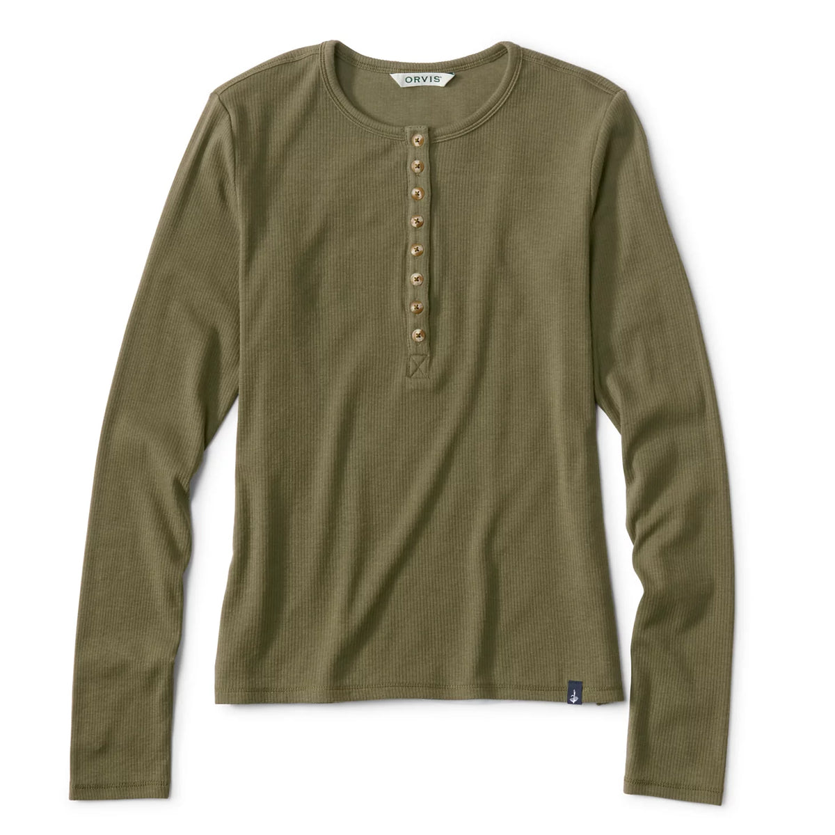 Orvis Ribbed Henley Long-Sleeve Tee