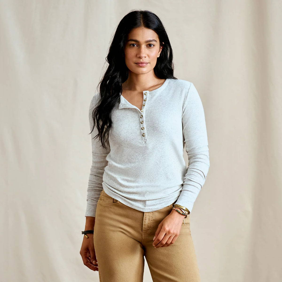 Orvis Ribbed Henley Long-Sleeve Tee