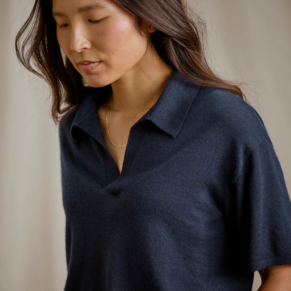 Orvis Featherweight Cashmere Polo Tee